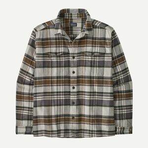 Men's Fjord Flannel Shirt - Color Blizzard: Salt Grey
